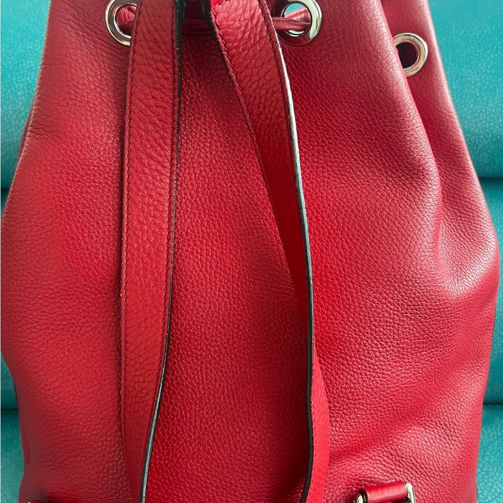 Gucci Leather Drawstring Bag - Picture 9 of 11